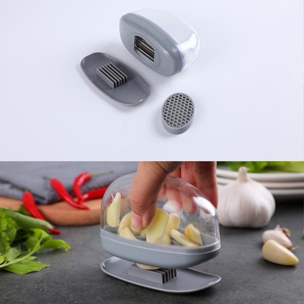 ABS Small Household Garlic Forgrinder Essential Cooking Tool Container Kitchen Small Tool Pressing