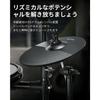 Donner Electronic Drum Set DED-200 (5 Drums 3 Cymbals) Black