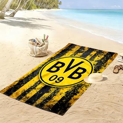 BVB Print Beach Towel, Large Soft Quick Dry Towel for Beach Camping Swimming