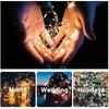 1PC 118.11/196.85 Battery Box Wreath LED Wedding Decoration Home Party Decoration Fairy String Light