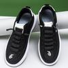 New men's platform versatile sports shoes low-top lace-up board shoes student sports trendy shoes men's shoes