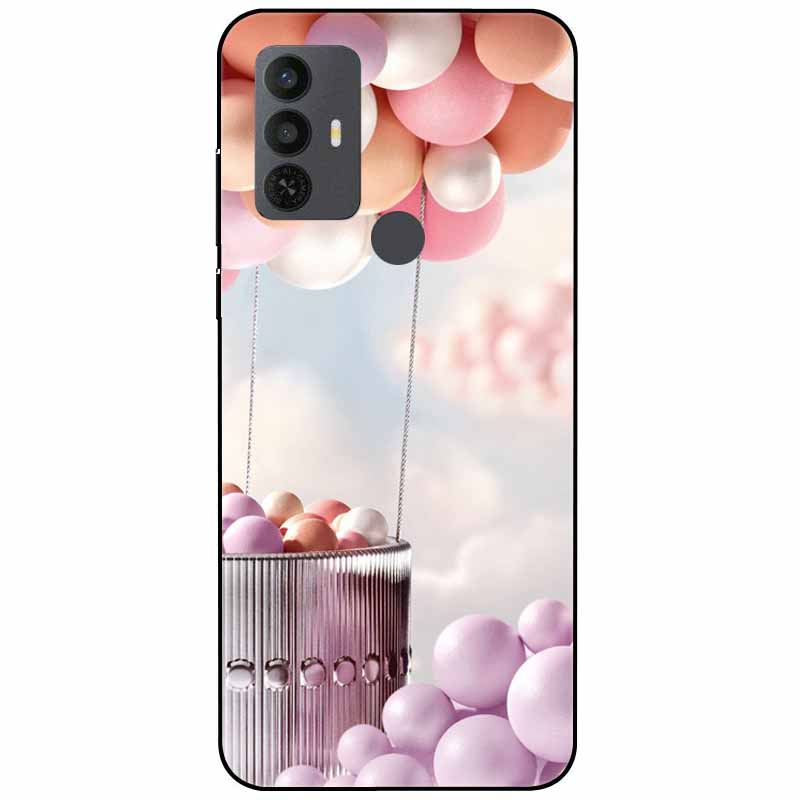 Für TCL 30 SE Hülle 305 6.52'' Silikon Weich Mode TPU Handyhülle für TCL 305 306 30SE Hülle 6165A Bumper Funda für TCL30SE 405