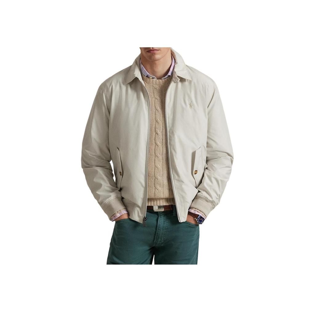 Polo Ralph Lauren The Southland Packable Lightweight Waterproof Jacket With Pony Embroidery Men Jacket Dove-Gray 710970434-006
