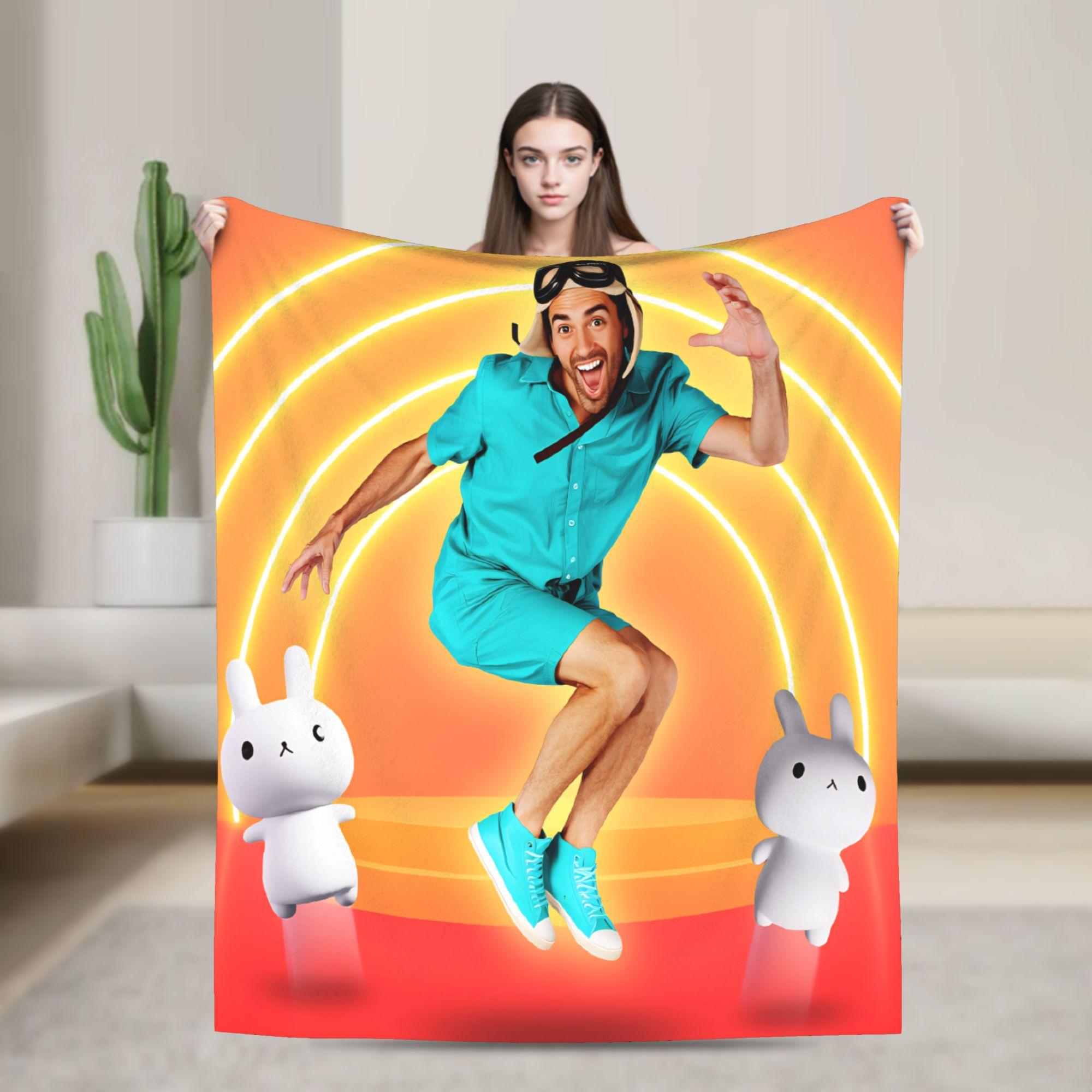 

Dannys Go Blankets Spring Soft Throw Blanket For Kids Adults Living Room Flannel Bedspread Bed Cover 75x90cm