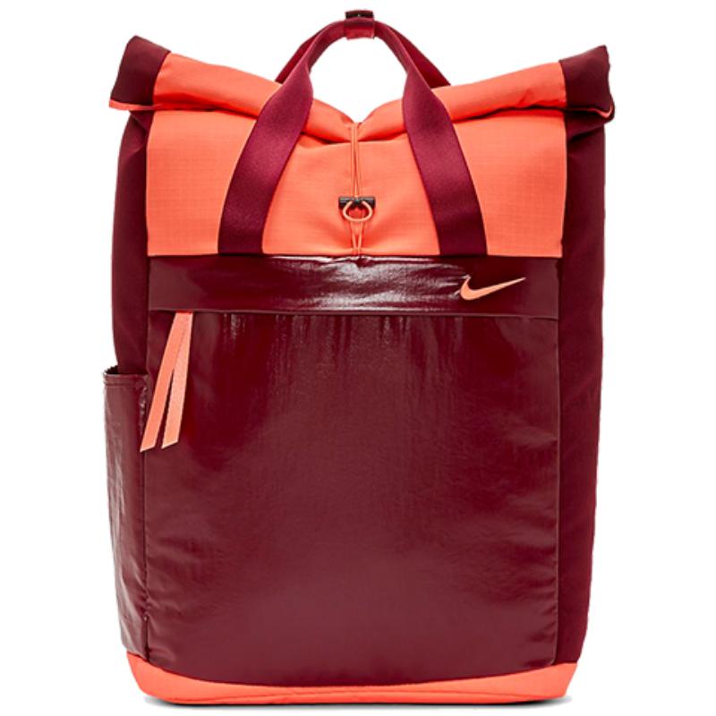 Nike Polyester Training Backpack Unisex Dark Red Casual BA6173-638