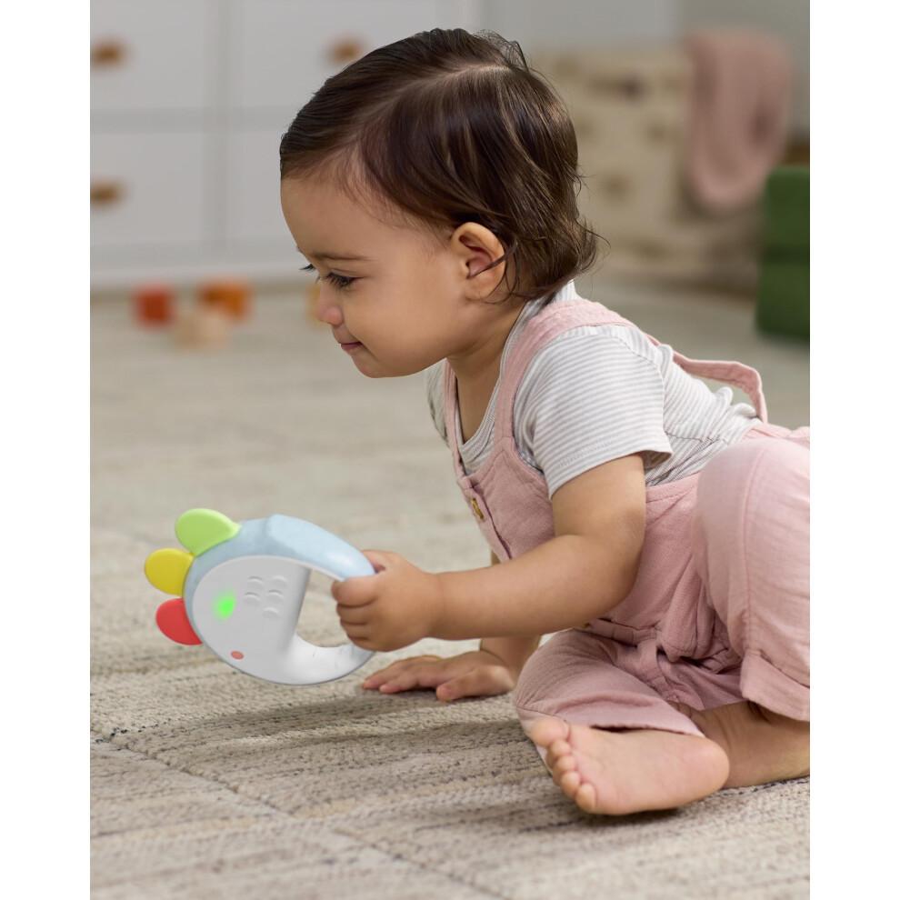 Skip Hop Musical Baby Toy with Sounds Lights and Music Farmstand Feelin' Clucky Tambourine Age 9m+