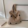 Star Knit Women's Bag New Knitted Eco Shopper Bag Crochet Rope Shoulder Bag Female Knitting Handbag Vintage Tote Bag AVE