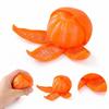 Orange Stress Toy with Steamer Design, Slow Flour Ball Toy for Adults