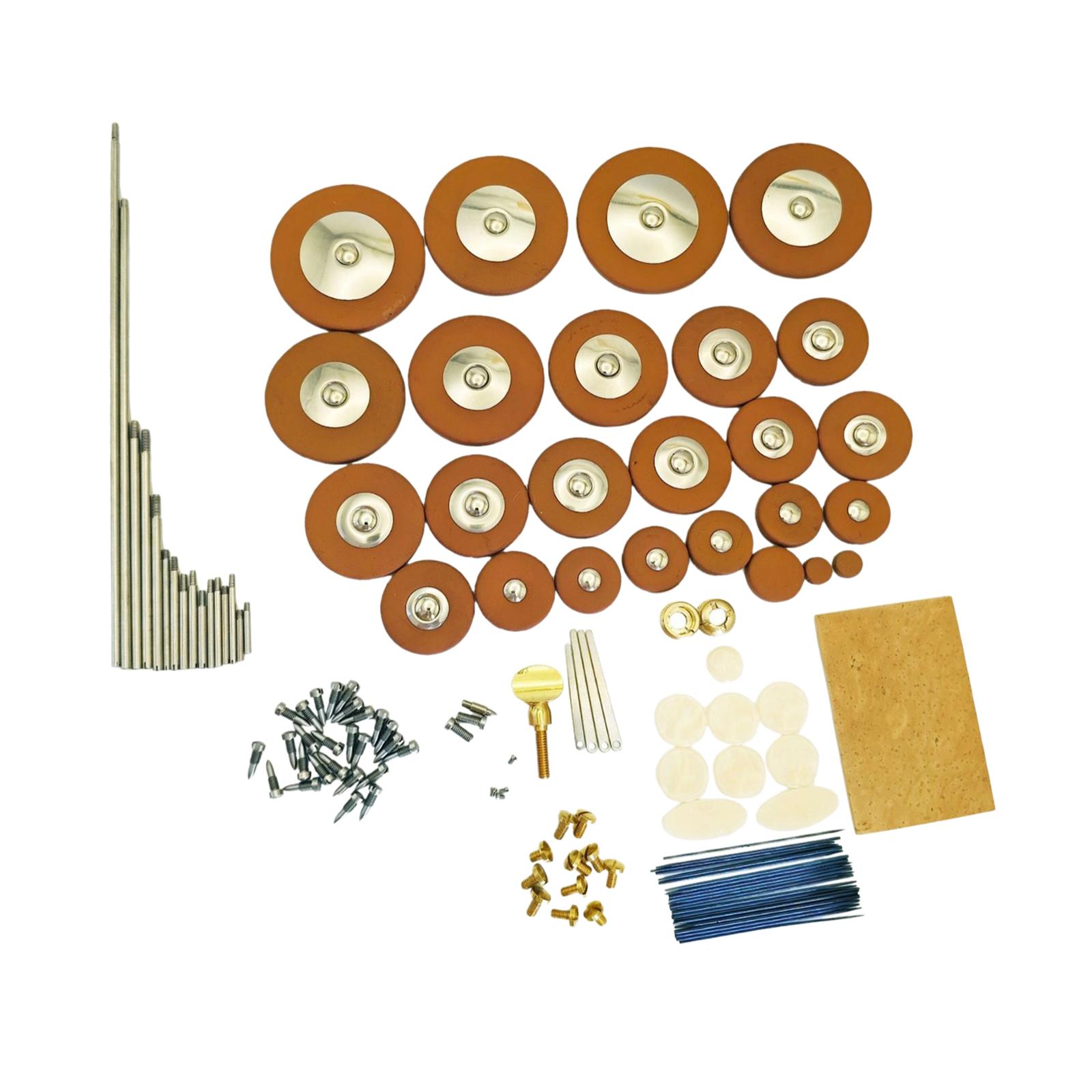 Saxophone Repair Kits Saxophone Repair Tools Parts for Woodwind Instrument жёлтый