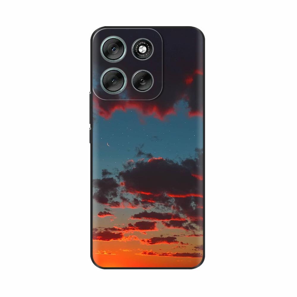 Case For Motorola G86 Case Color Painted Soft Liquid Silicone Camera Protection Phone Cover For Moto G86 XT2527-2 G 86 Fundas