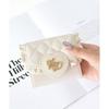 [SecretDoor] white trifold wallet ladies trifold wallet compact wallet mini wallet woman mini brand cute compact folding wallet easy to use large