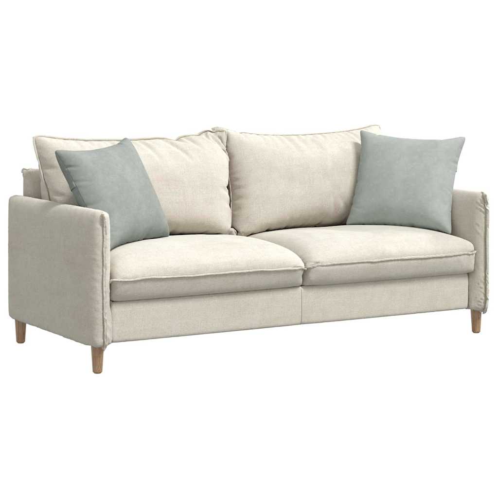 Sofa Cushions 2 Pieces Light Grey 45 X 45 Cm Cord Fabric