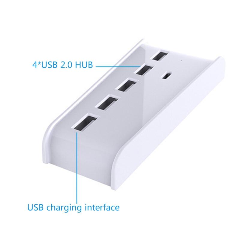 4-Port USB 2.0 HUB high-speed Transmission Extender HUB Converter TYPE-C 3.1 Interface Splitter for P5 DE/ UHD Console