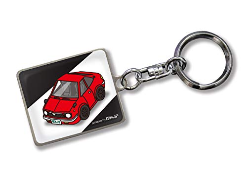 

MKJP Custom Keychain Toyota Sprinter Trueno TE27 Base: Черный цвет автомобиля: красный