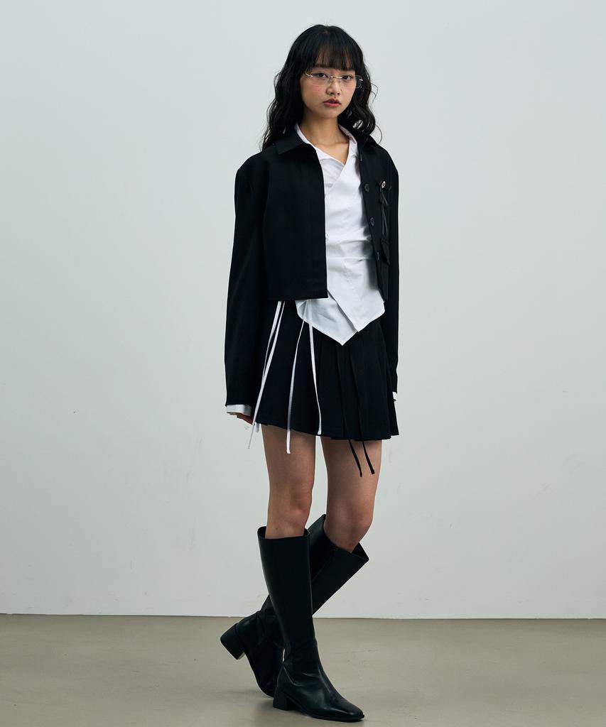Arikim Mild Crop Blazer/Black