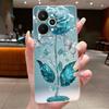 For Realme 15 Pro 15T 5G Elegant Flower Butterfly Bow Phone Funda Cover RMX5106 RMX5101 Soft Silicone Transparent TPU Jelly Case