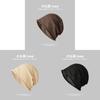 Cotton And Linen Beanie With Foldable Construction For Unisex Daily Wear And Cold Weather Comfort