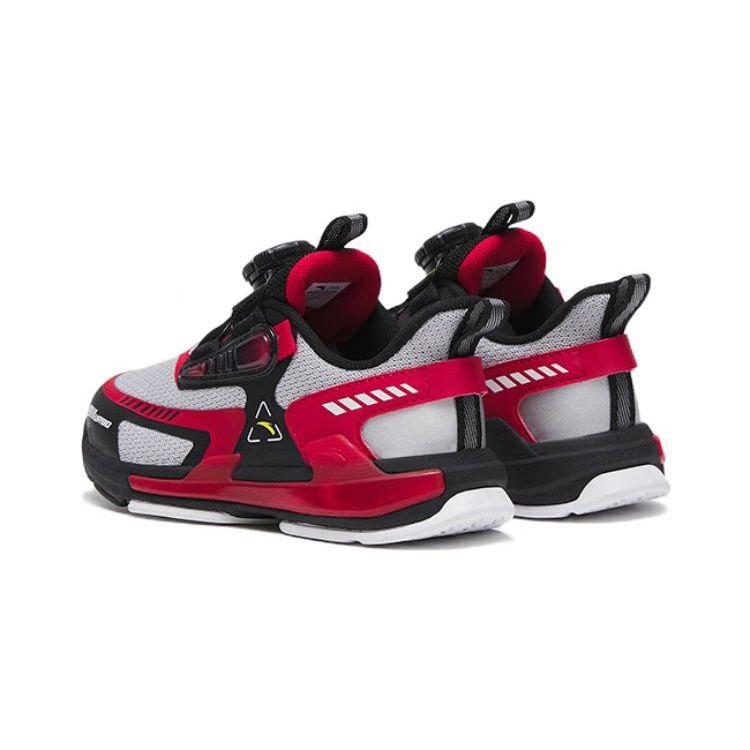 Anta Balance Car Shock Absorbing Non-Slip Wear-Resistant Low-Top Running Shoes Kids Running Shoes Black Red 312319961-3