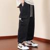 overalls men's spring and autumn new ins trendy brand loose casual pants student fashion labeling ruffian handsome leggings