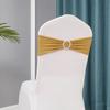 Chair Sashes Bows Wedding Lycra Chair Spandex Bands Stretch With Buckle For Chair Covers Decoration Party Dinner Banquet