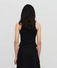 SEALOT Signature Cut Eyelet Basic Sleeveless Top (Black)