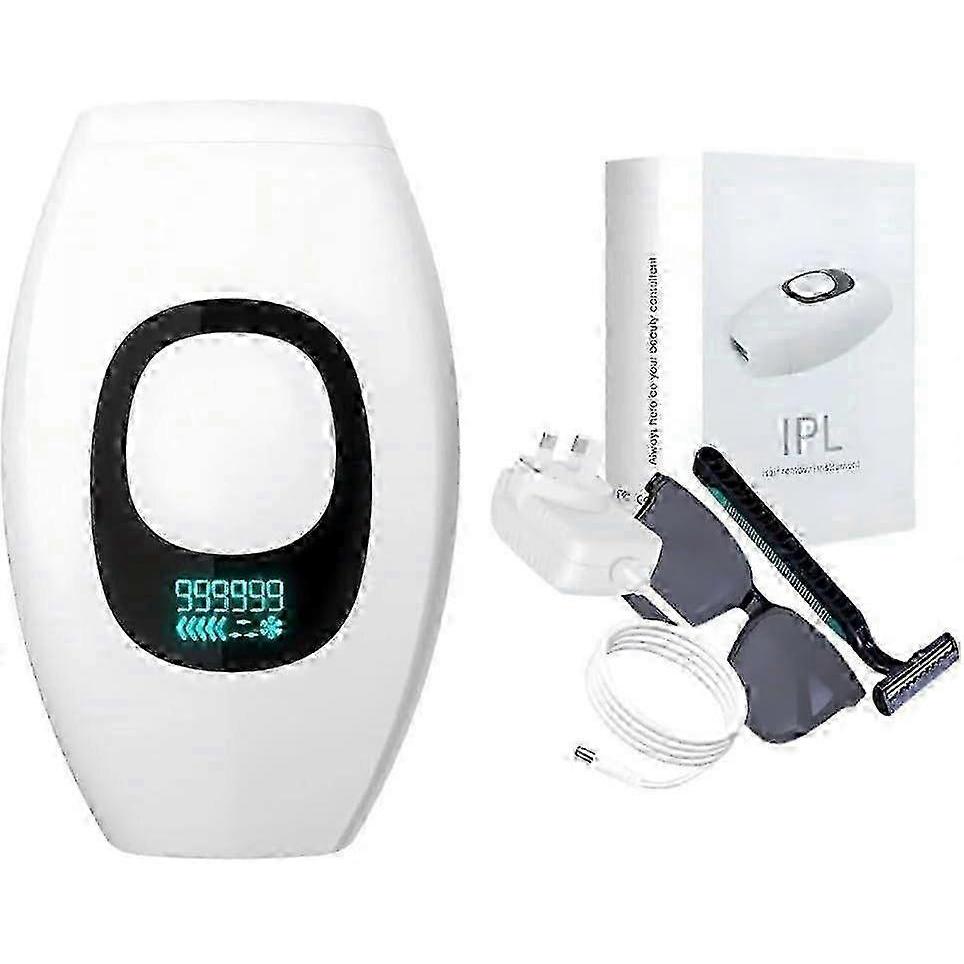 Hautlux Blitzhaut Ipl Laser Hair Removal Device For Women Men Permanent Hair Remover At Home White for Hair Removal