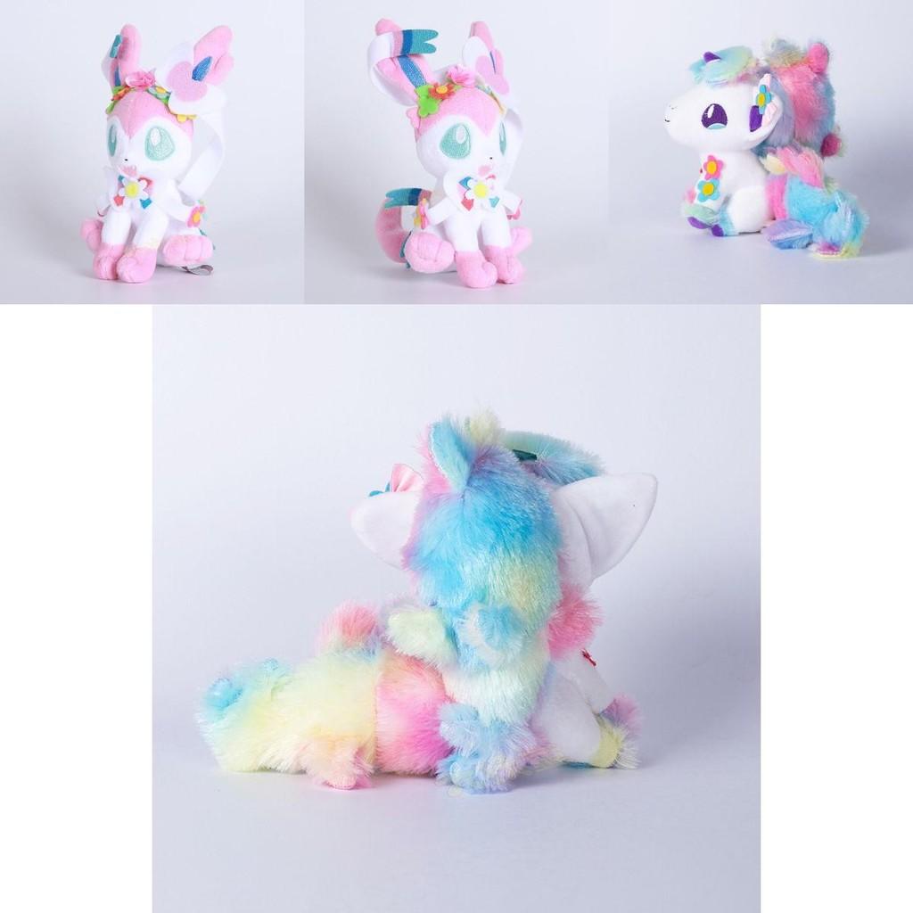 Peluche Pokemon Sylveon Scorbunny Cheval Arc-en-ciel Peluche Douce Pour Fans d'Anime