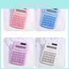 Süßer Mini Bunter Taschenrechner Für Schüler Tragbares Schlankes Design Ideal Für Kinder Und Geschenke