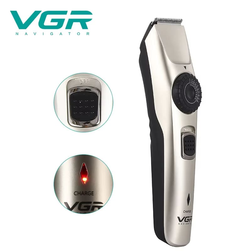 Smart Long-lasting Electric Hair Clipper Skin-friendly Rechargeable Dual-purpose Razor Rechargeable Men's Trimming  Clipper Stainless Steel Material