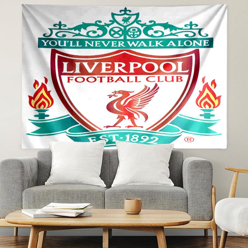 Liverpool F.C Print Tapestry, Lightweight Wall Hanging, for Bedroom, Dorm, Living Room, Home Art Decor - Birthday Christmas Gift for Friends