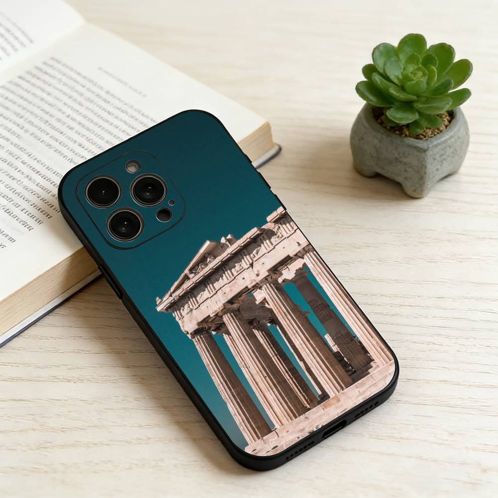 Acropolis of Athens Phone Case Silicone Soft For IPhone 17 16 15 14 13 12 11 X XR Plus Pro Max Plus