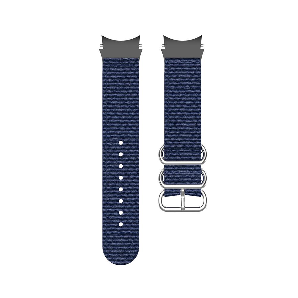 Smartwatch Wristbands Strap Canvas Smartwatch Replacement Band for Watch 4 40mm 44mm for Watch 4 Classic 46mm 42mm Dark