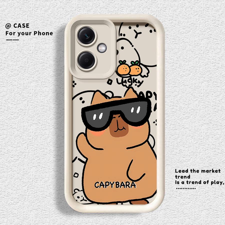 

Cute Capybara Phone Cover Case for Xiaomi Redmi Note 14 Pro Plus 12C Note 13 14C 10 13C 12s 11 A1 A2 A3 A4 12 11s Redmi Note 10 Pro