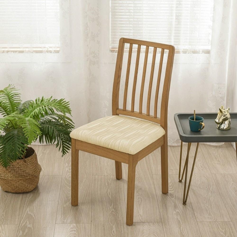 New Anti-slip Dining Chair Cover Soft Elastic Seat Cover Washable Thicken Fabric Chair Slipcover For Office Home Seats