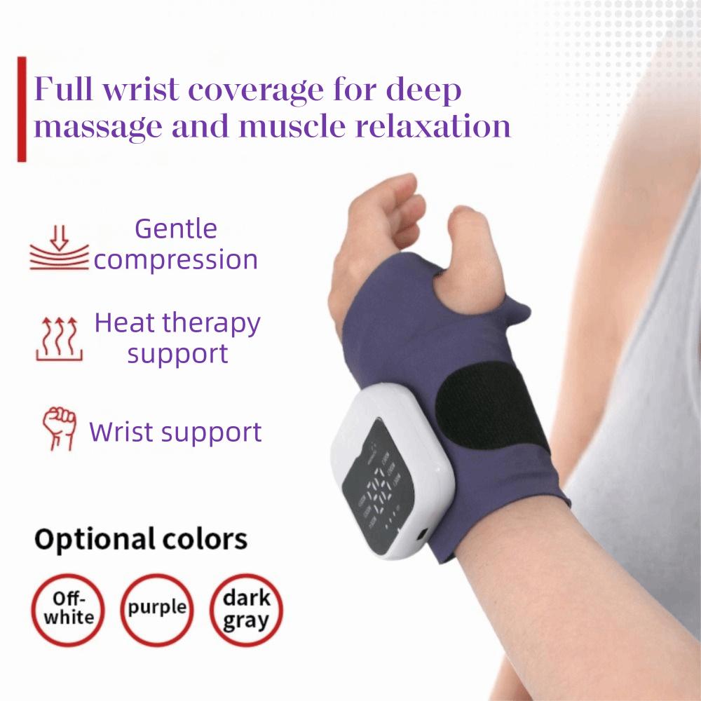 10 Modes EMS Microcurrent Massager 29 Levels Wrist Support Brace Hand Massage Protector Office Use