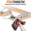 Framing Tools,On Center Stud Layout Tool, Aluminum Framing , Stud Framing Tool For Walls, Roofs, Floors Or Ladders