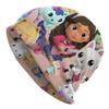Gabbys Dollhouses Cartoon Skullies Beanies Hats Cute Fashion Unisex Outdoor Cap Warm Head Wrap Bonnet Hat
