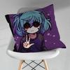 Cartoon SSally FFace Game Various Sizes Square Pillow Case For Car Home Bedchamber Decor Birthday Gift