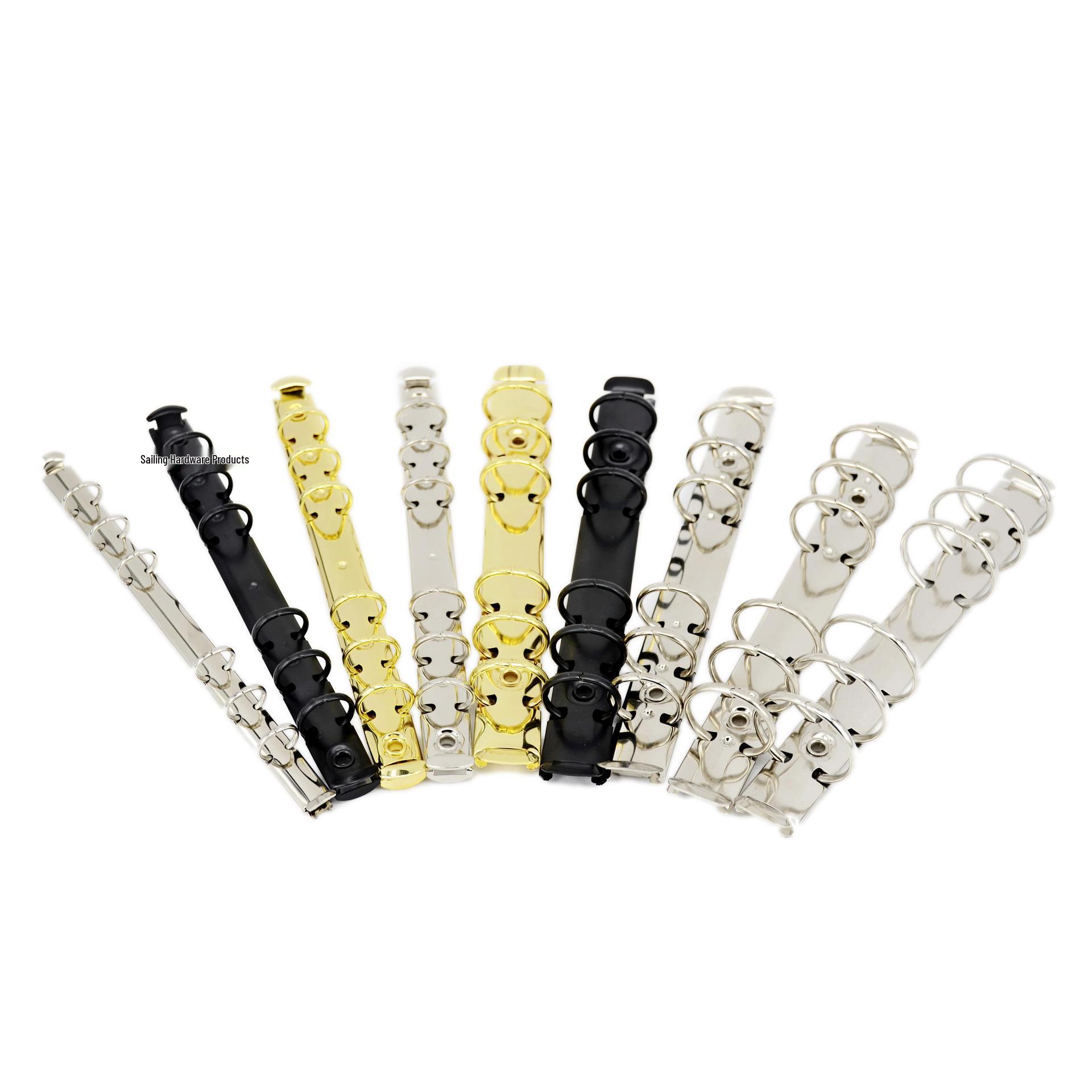 

A6 Six-Hole Metal Binding Clip for DIY Notebooks (7 & 7.5-inch) Silver Screws Pair
