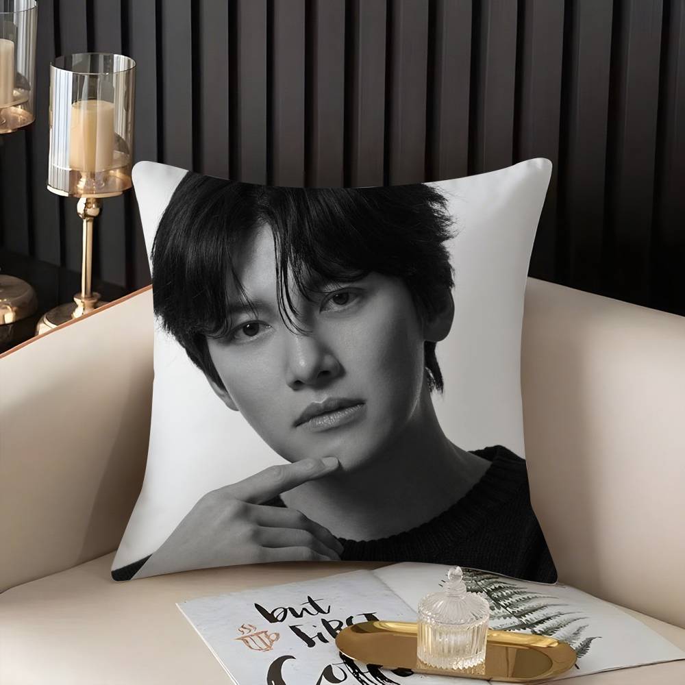 J-Ji C-Chang Wook Kissenbezug Zuhause Wohnheim Stuhllehne Kurzer Plüsch Doppelseitiger Druck Büro Nickerchen Zeit Kissenbezug