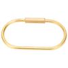 6 Pack Oval Key Ring Holder Brass Carabiner Key Organizer Screw Lock Keychain  Everyday Carry
