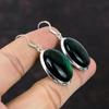 Green Fire Labradorite Earring Dainty Gemstone Jewelry 925 Sterling Silver Earring Handmade Unique Style Earring Gift For Mom Silver Jewelry