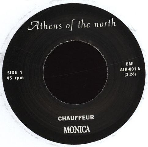 7inch Record MONICA - Chauffeur / Hold On I'm Coming ATH001 Athens Of The N 2014 UK Soul/Funk Used