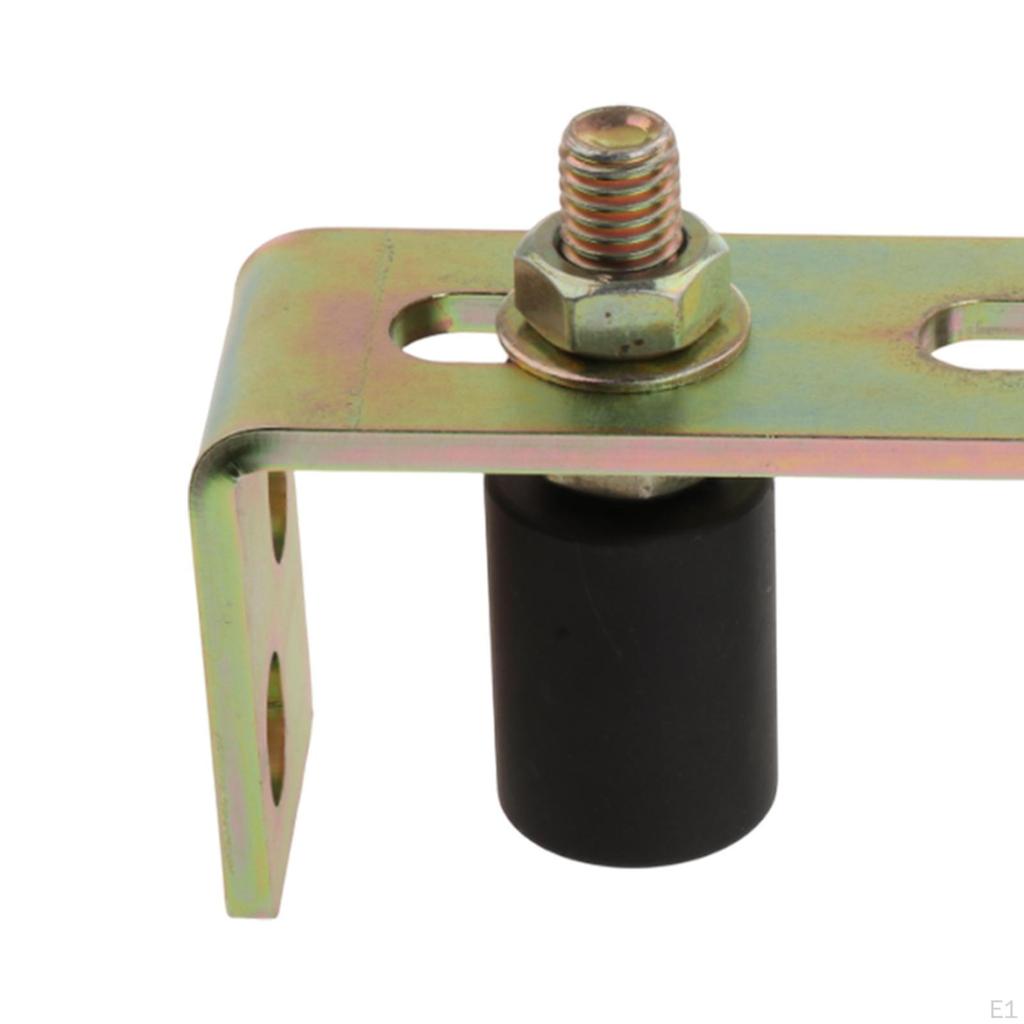 Slide Gate Guide Roller Nylon Bracket Size 2.4inch × 5.7inch Sliding Hardware