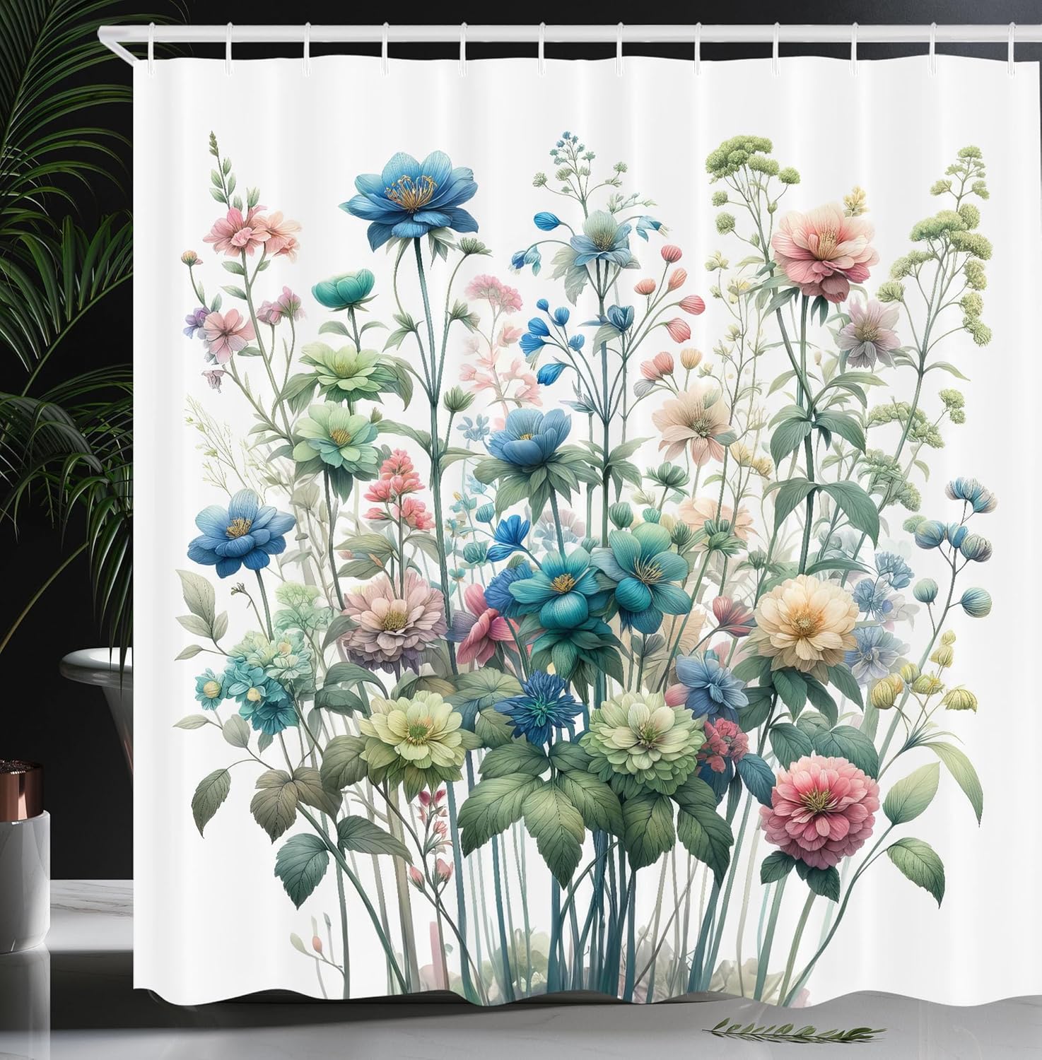 

Винтажная декоративная шторка для душа в стиле ванны 180x 180см тканевая шторка для душа в ванную с 12 крючками W90xH180cm