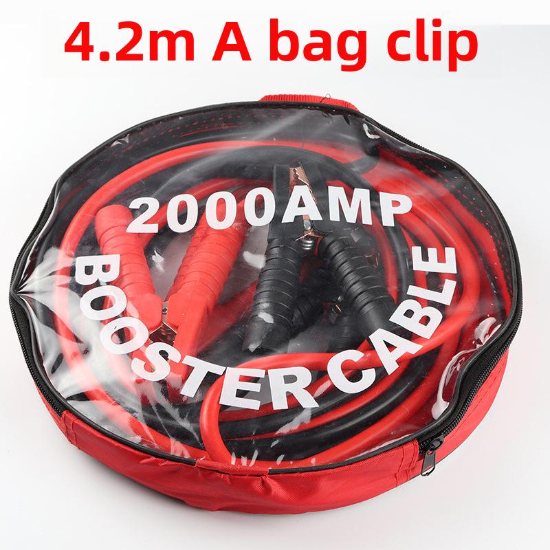 2000A Pure Copper Battery Jumper Cables with Clamps