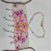 Graduated Colorful Beads Tassels Bralette Body Chain for Women’s Beachwear Beaded Body Jewelry Harness Bustier Bra Top