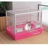 Large Indoor Rabbit Cage with Automatic Manure Cleaning for Household Use