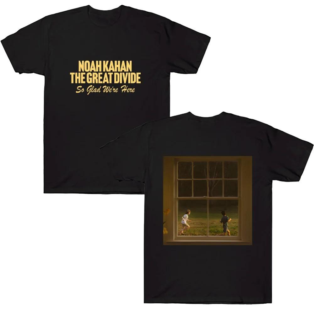 

2026 Noah Kahan The Great Divide Graphic T Shirts Vintage Casual Streetwear Fashion Unisex Cotton Tee Short Sleeve Fan Gifts Top M