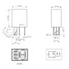 FU5T-14B192-AA 4RC 933 364-05 (V6-1C-12V) Relay 5 pin